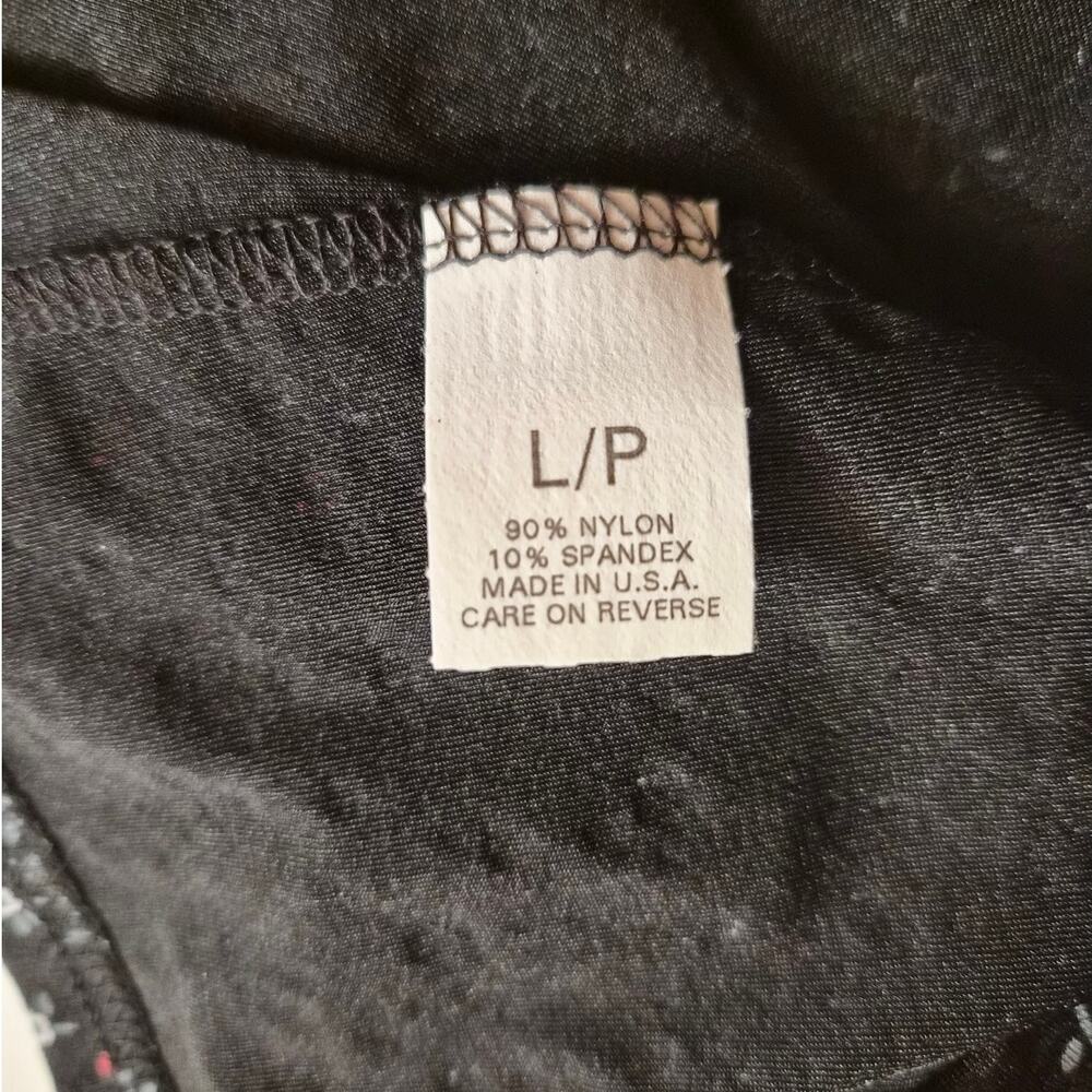 VTG NWT Briggs Petite Womens Floral Black Petite Large LP USA Fairy Whimsigoth - Picture 6 of 8